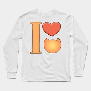 I love cat Long Sleeve T-Shirt